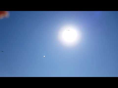 ვერტმფრენი ნელი კადრით, slow motion-helicopter, sun